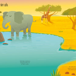 Usborne Little First Stickers Animals