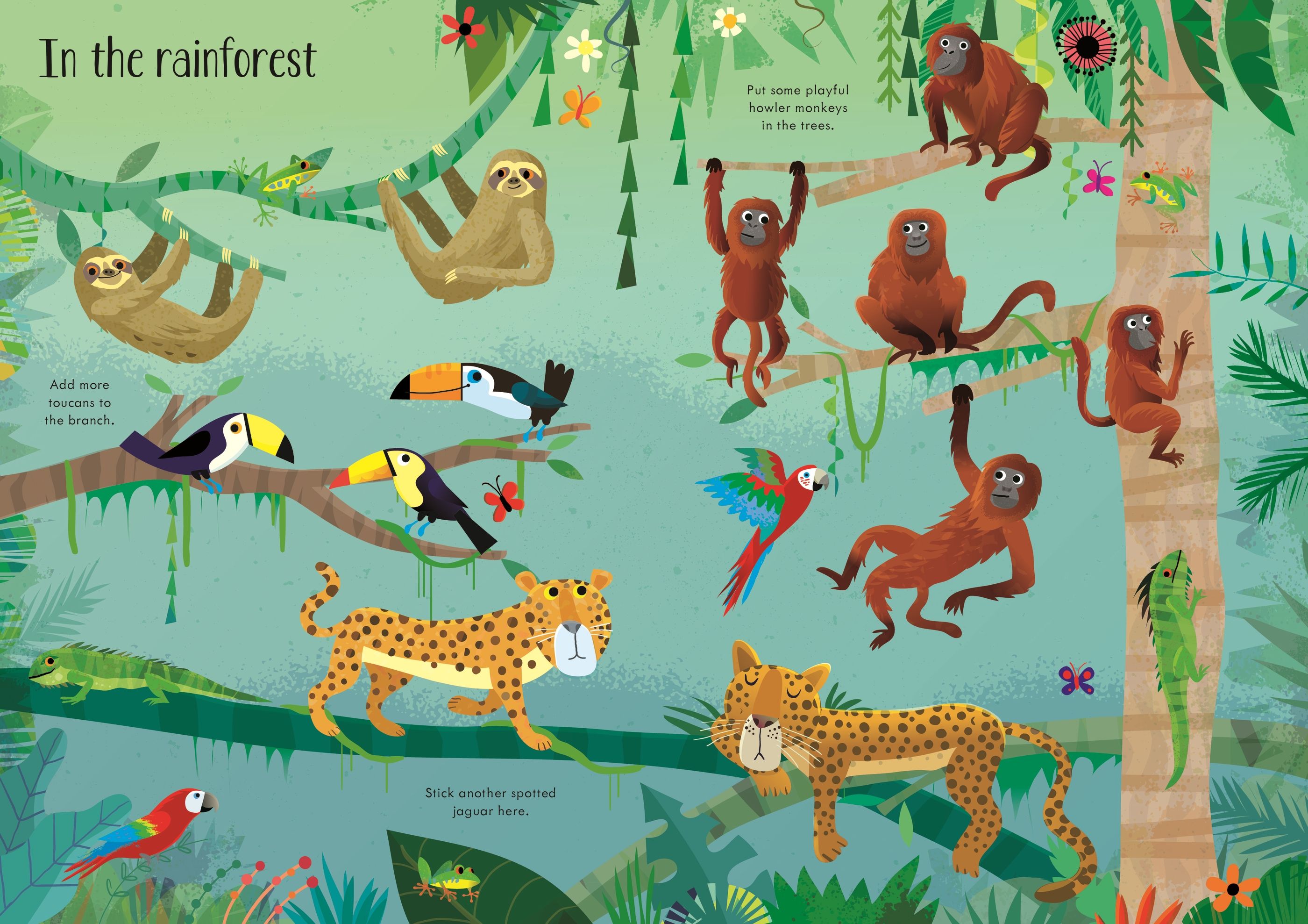 Usborne Little First Stickers Animals