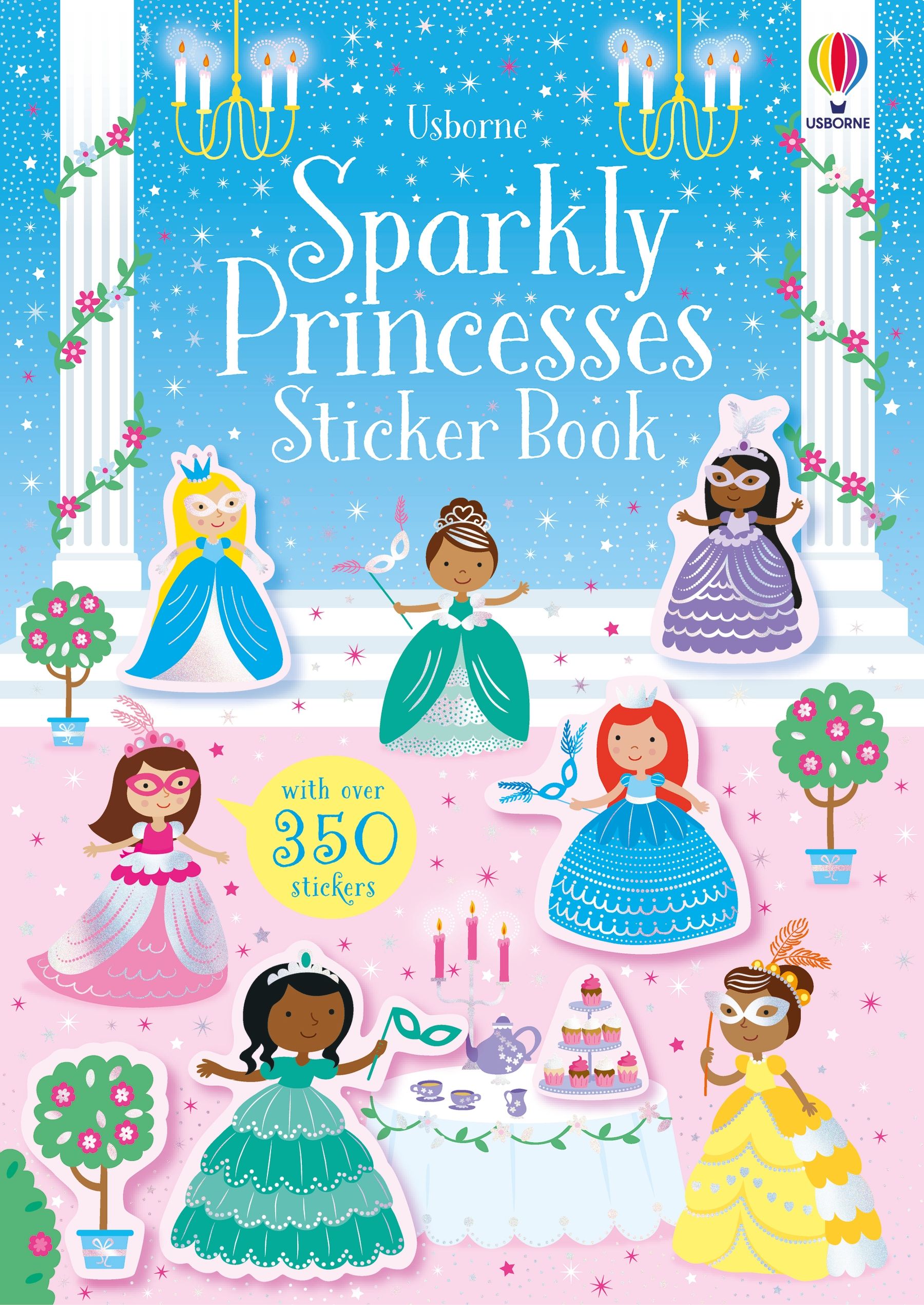 Usborne Sparkly Princesses Sticker Book