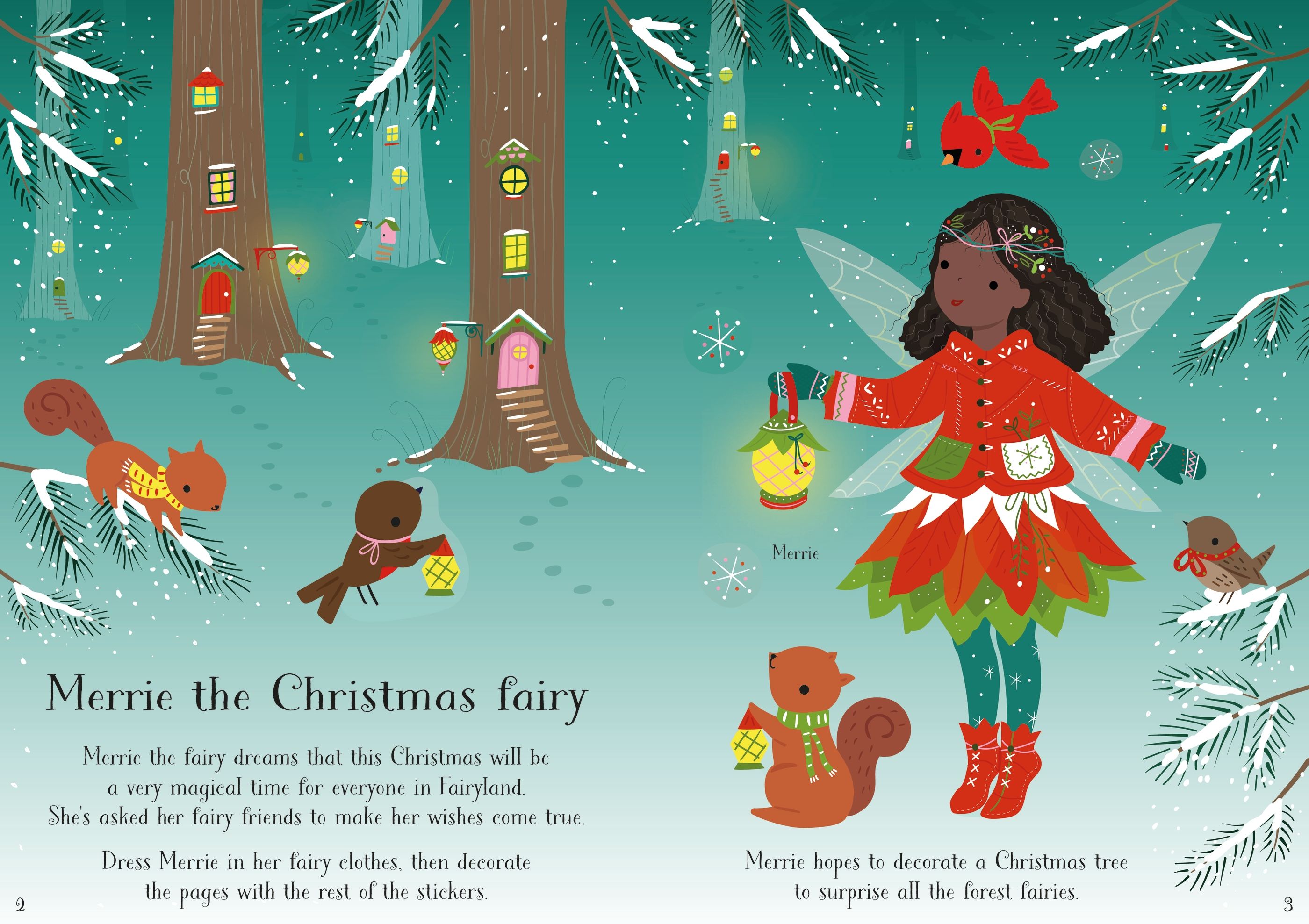 Little Sticker Dolly Dressing Christmas Fairy