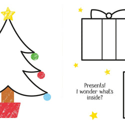 First colouring christmas