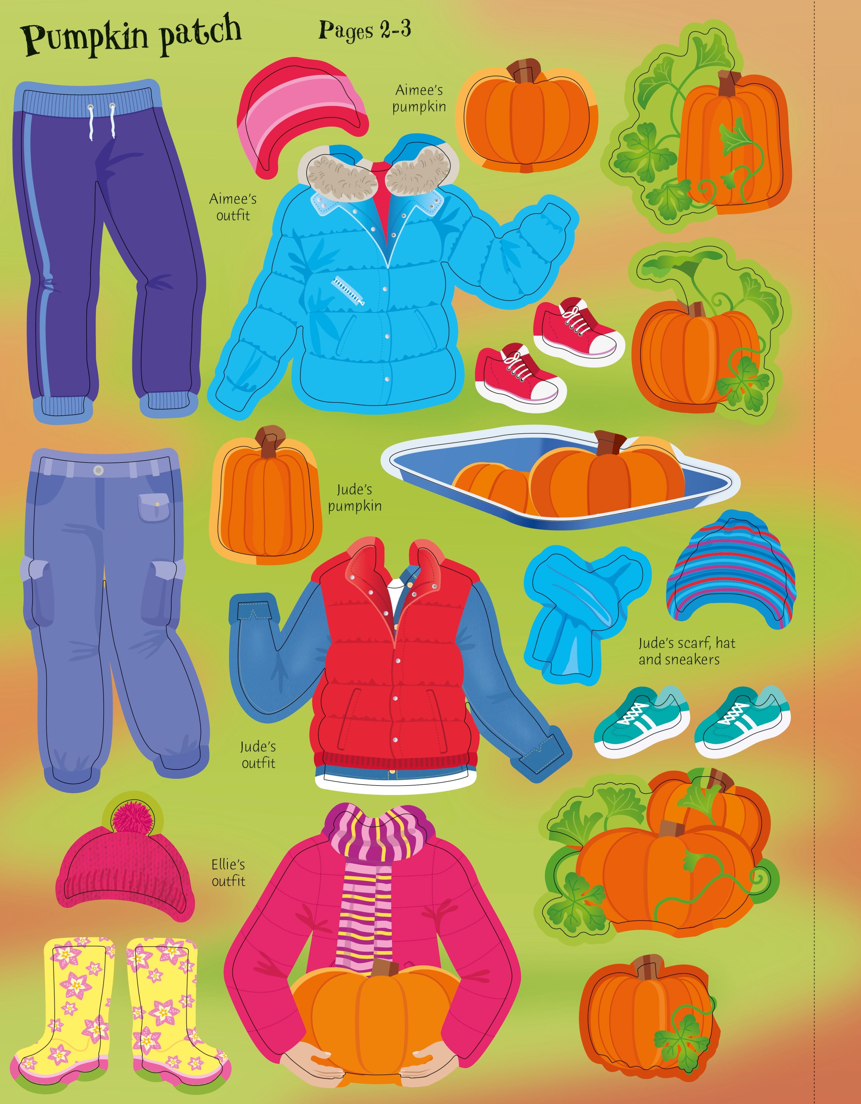Usborne Sticker Dolly Dressing Trick Or Treat