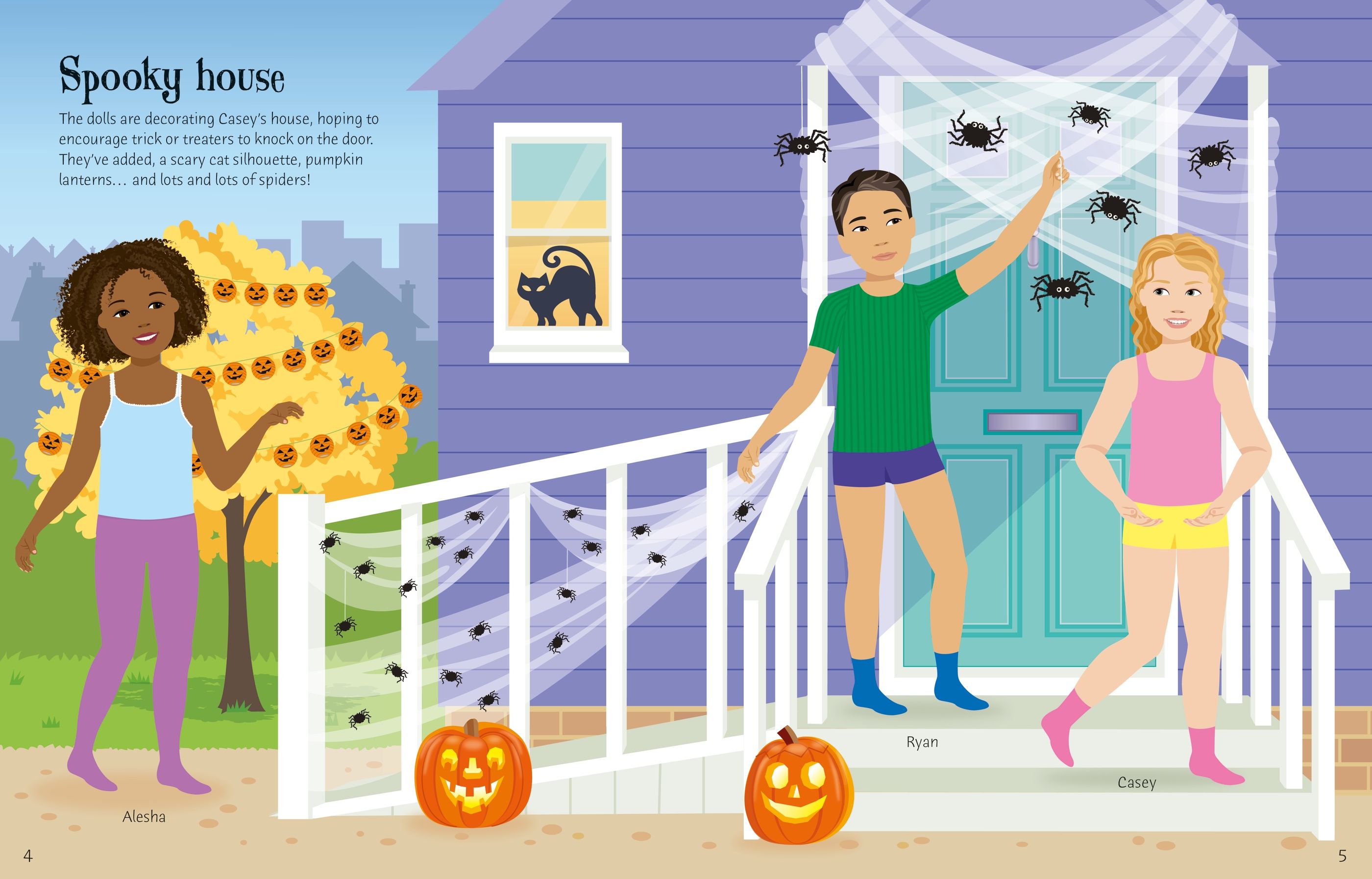 Usborne Sticker Dolly Dressing Trick Or Treat