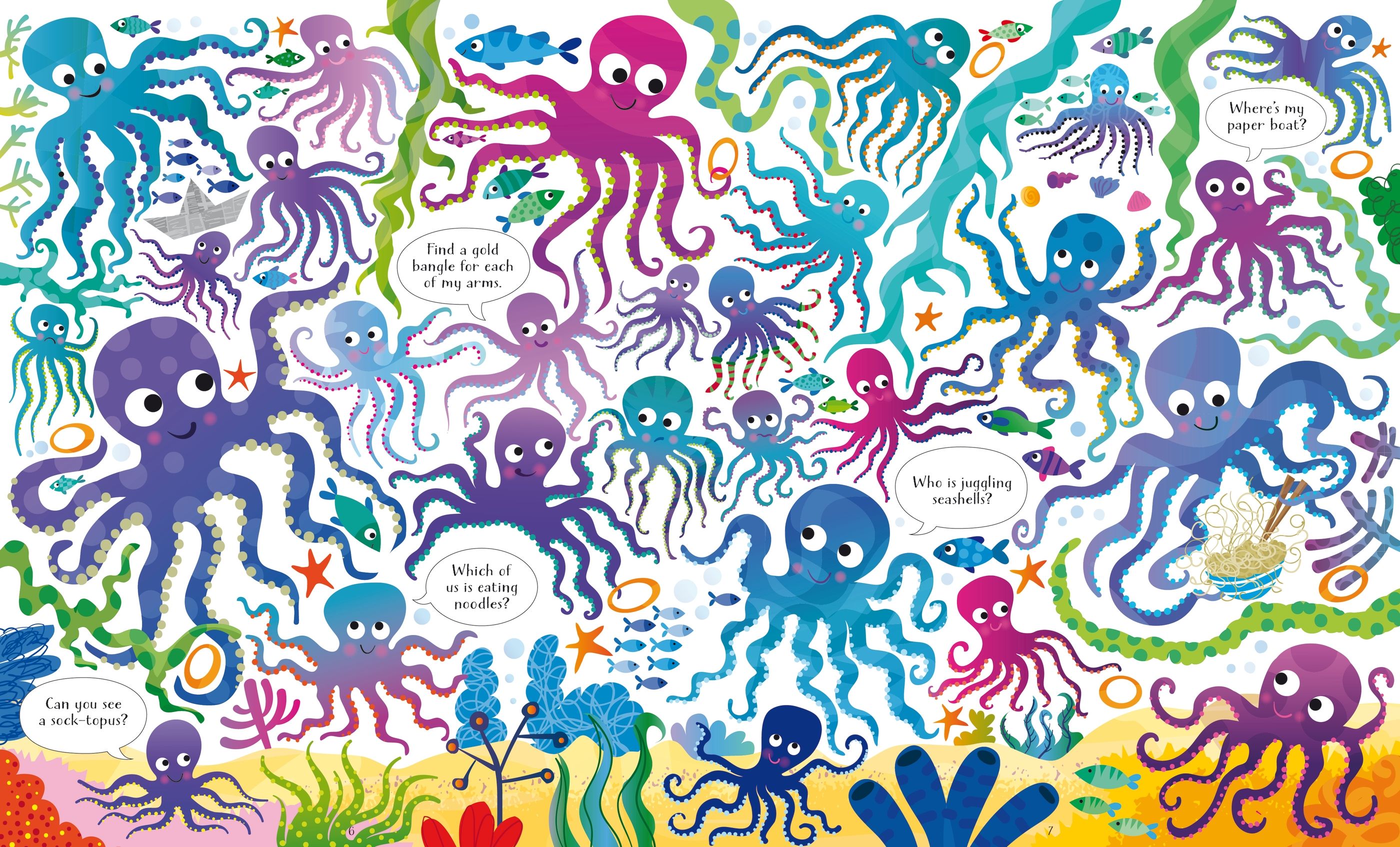 Book and Jigsaw Under the Sea