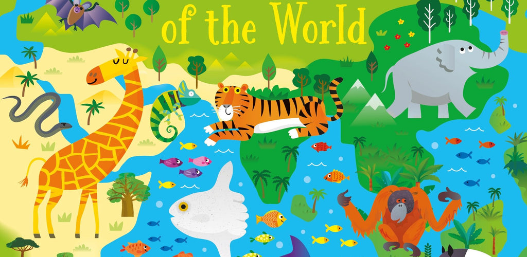 Usborne Book and Jigsaw Animals of the World