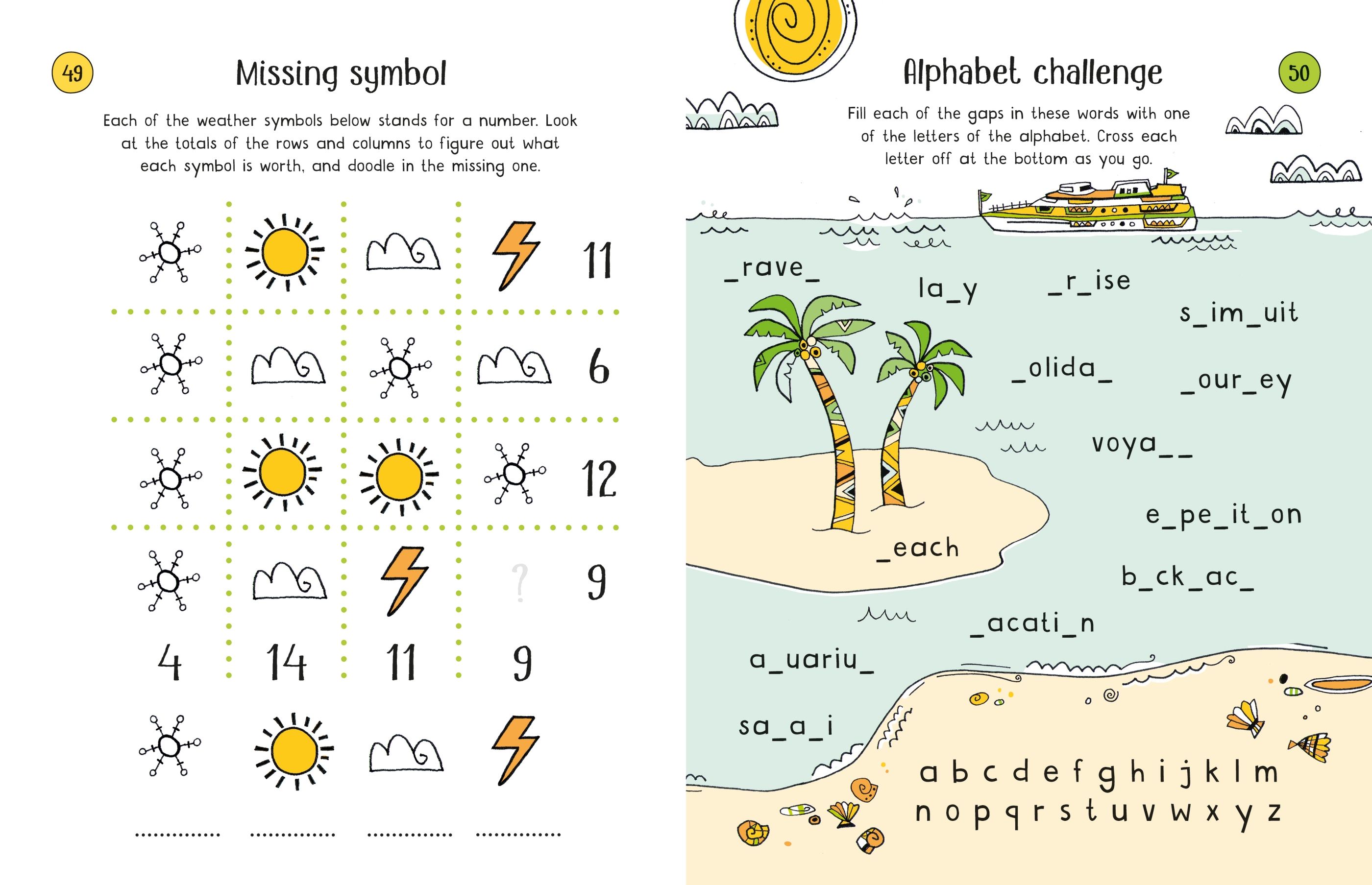 100 children's puzzles and games Holiday