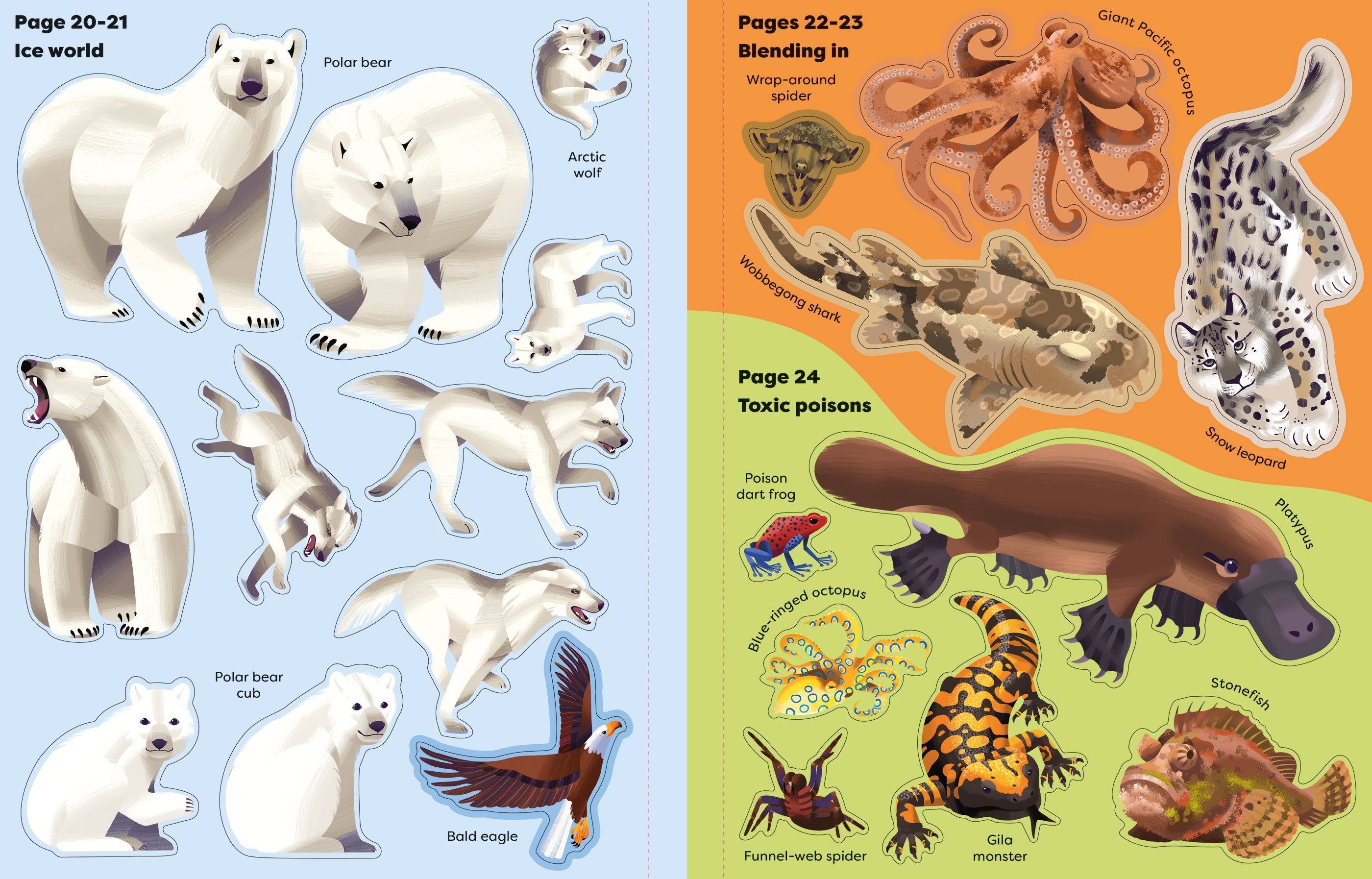 Big Sticker Book Deadly Animals