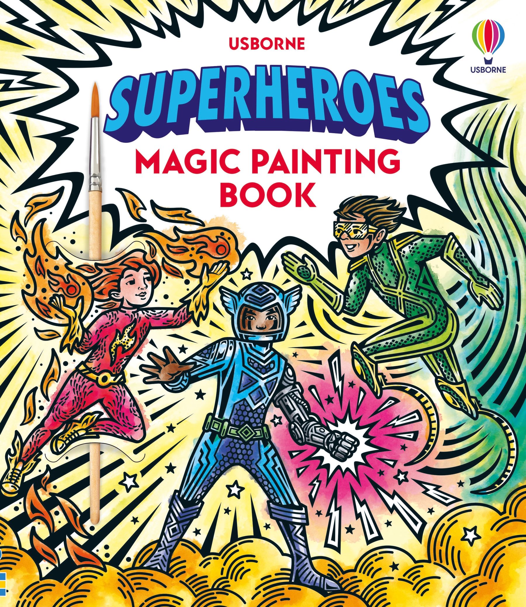 Superheroes Magic Painting Book