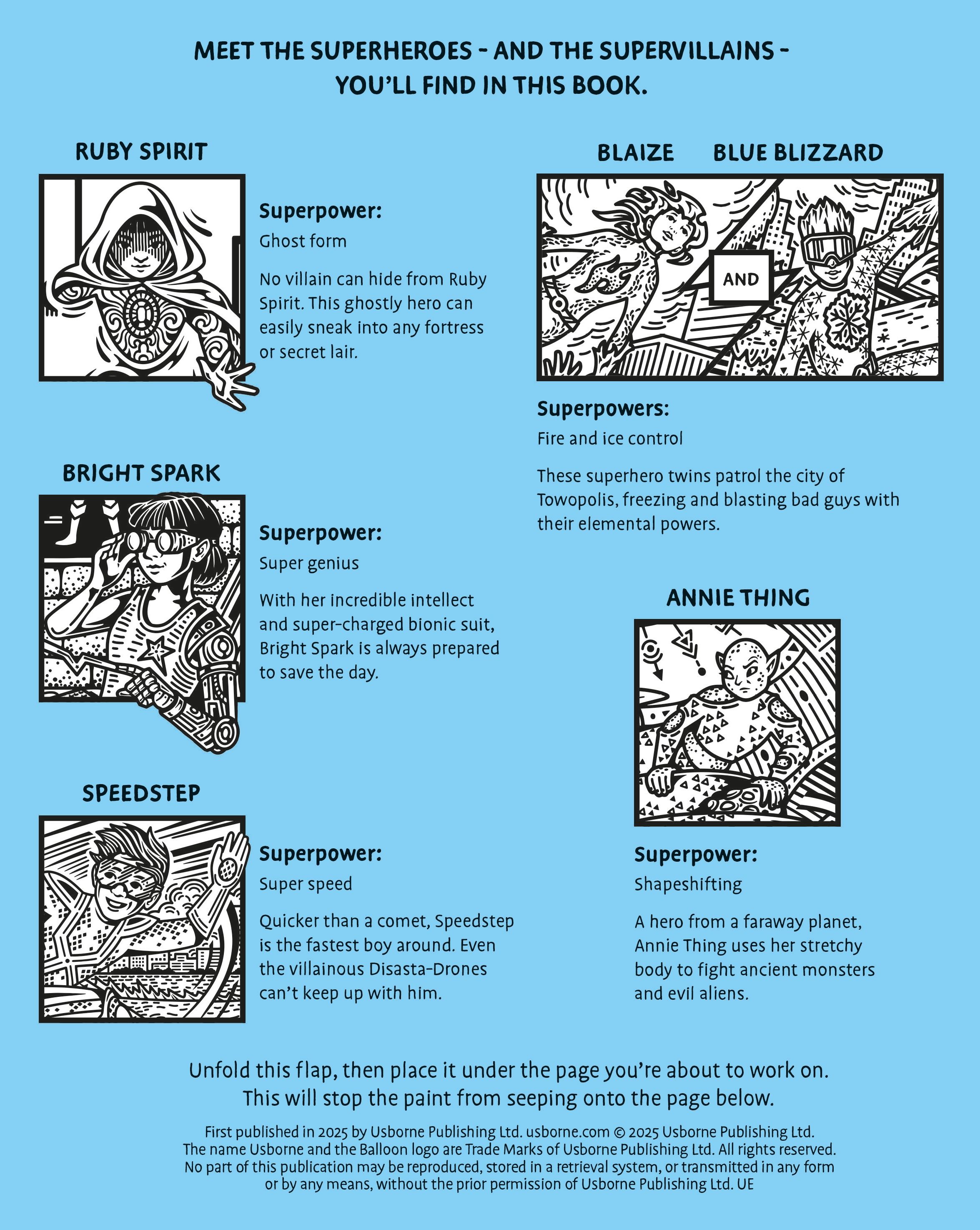 Superheroes Magic Painting Book