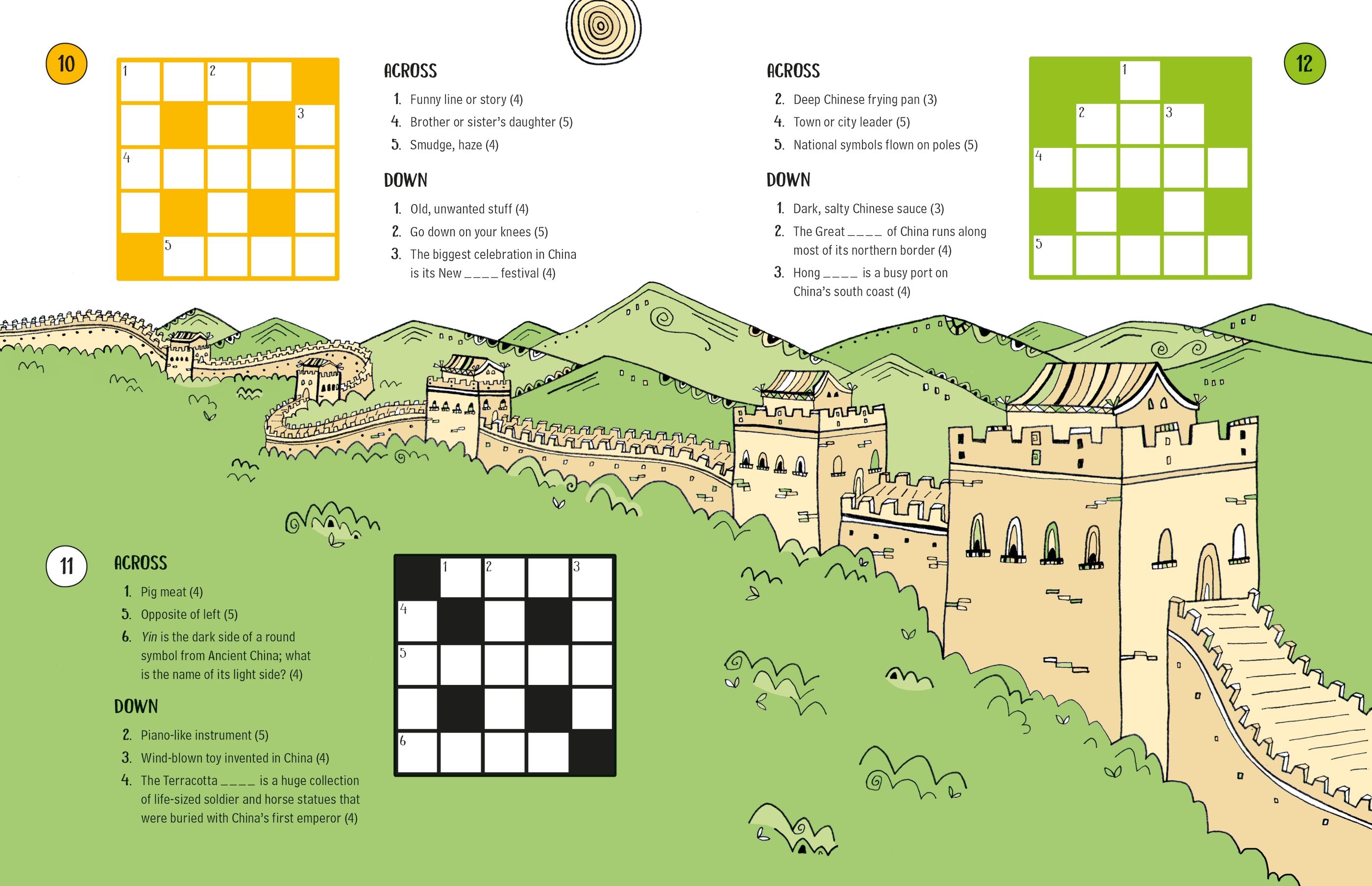 100 Children's Crosswords Travel
