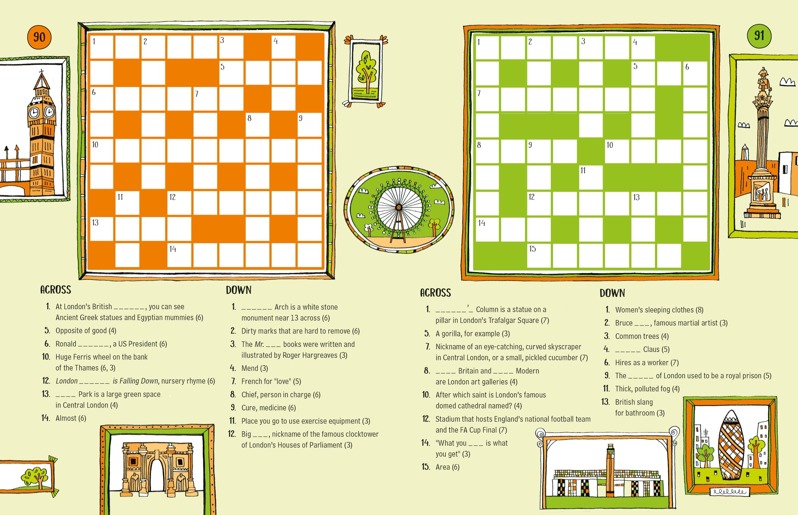 100 Children's Crosswords Travel