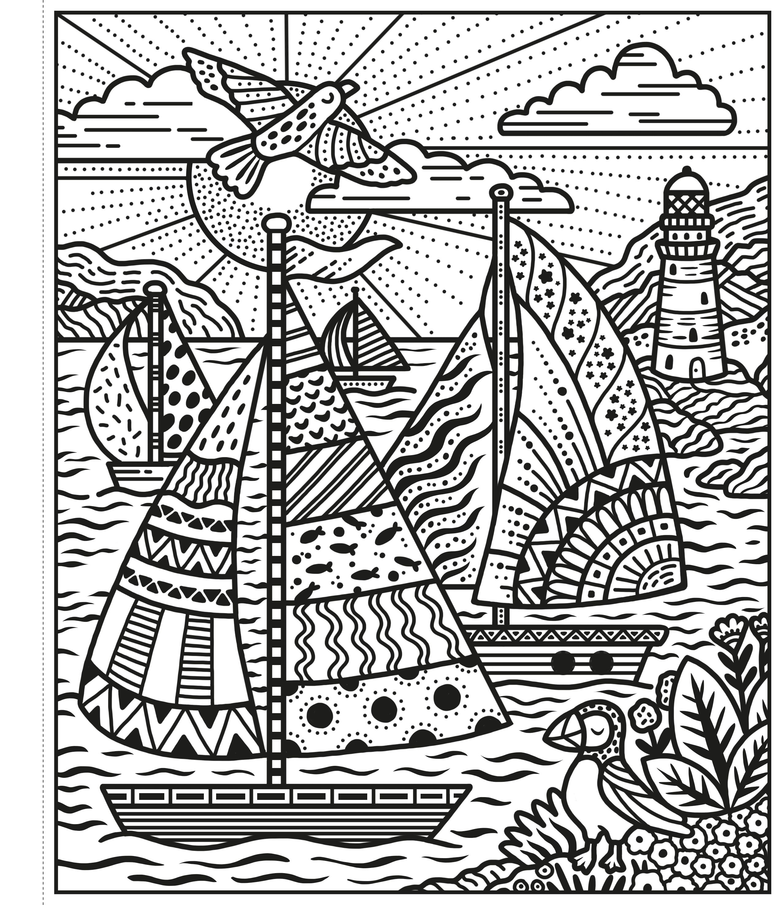 Seashore Magic Painting Book