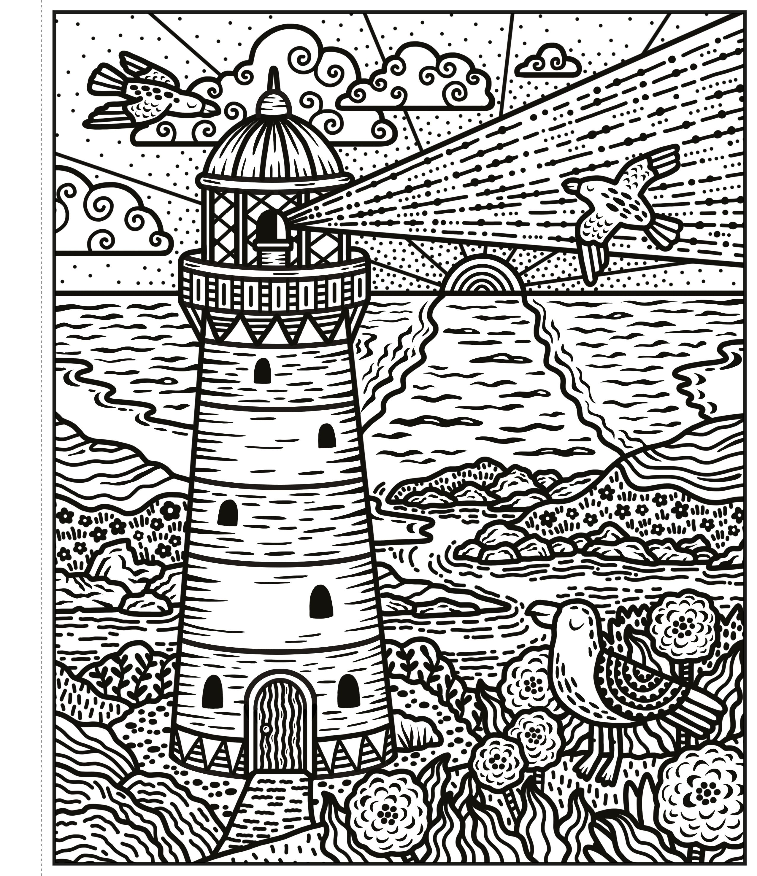 Seashore Magic Painting Book