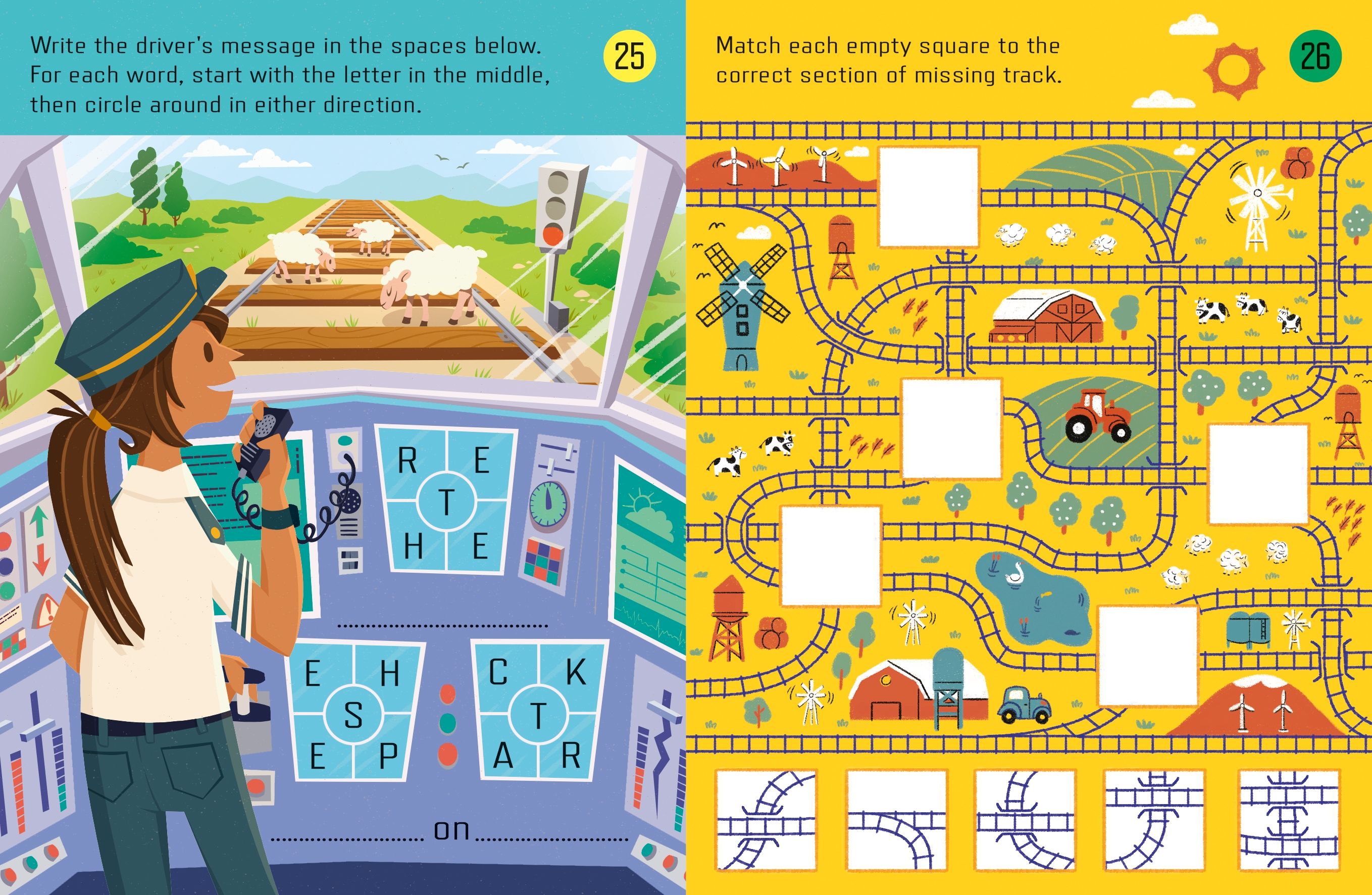 Things To Do on a Train Journey Mini Book