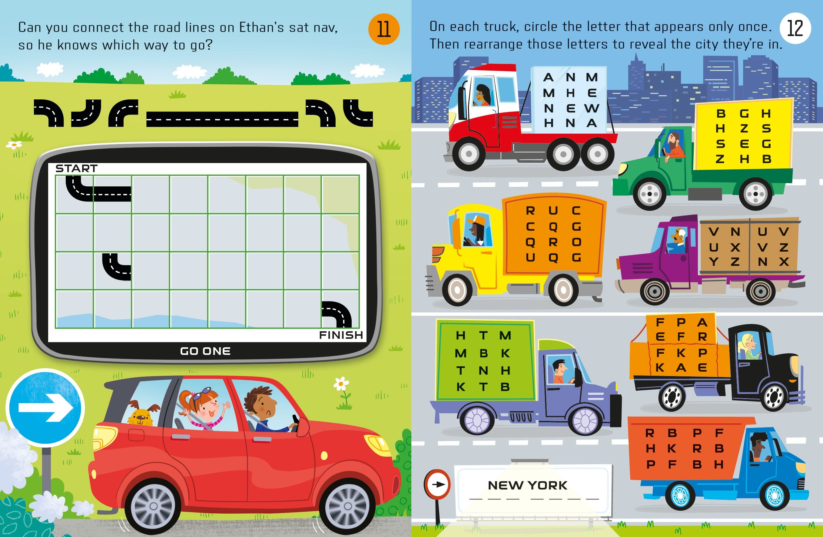 Things To Do on a Car Journey Mini Book