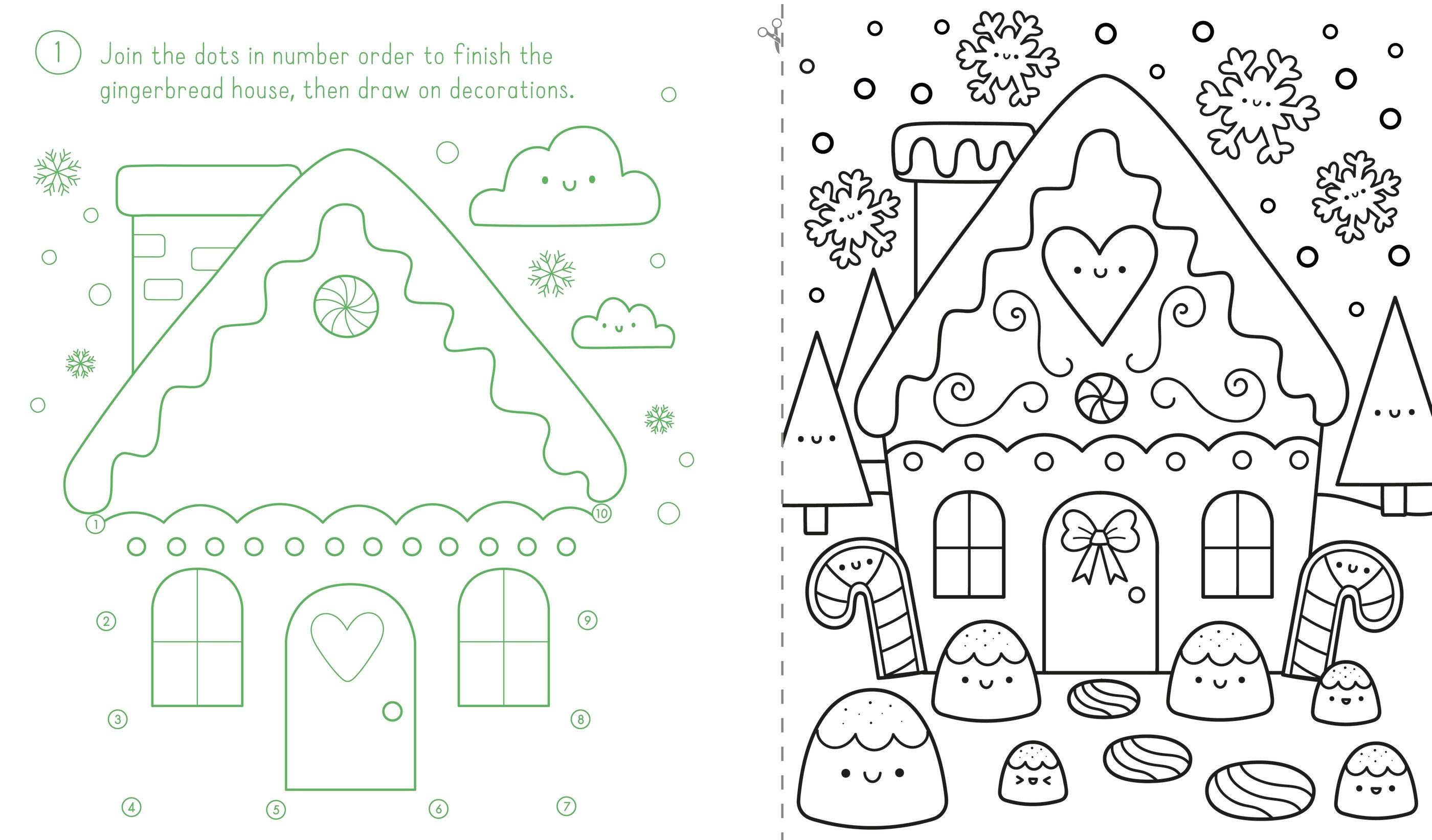 Cute Christmas Window Art Adtivity Book