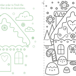 Cute Christmas Window Art Adtivity Book