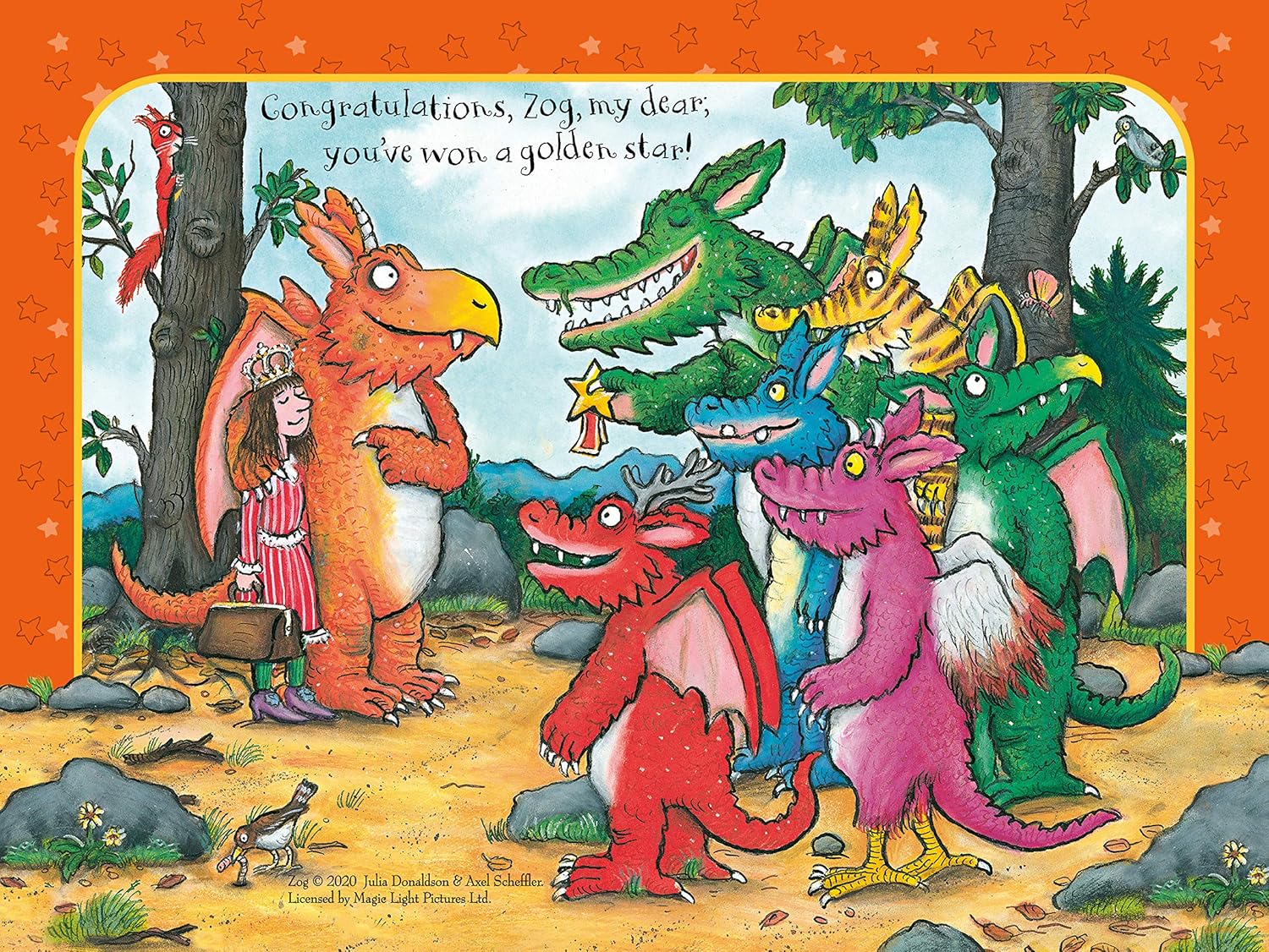 Zog And Other Stories 12, 16, 20, 24 Piece Puzzle