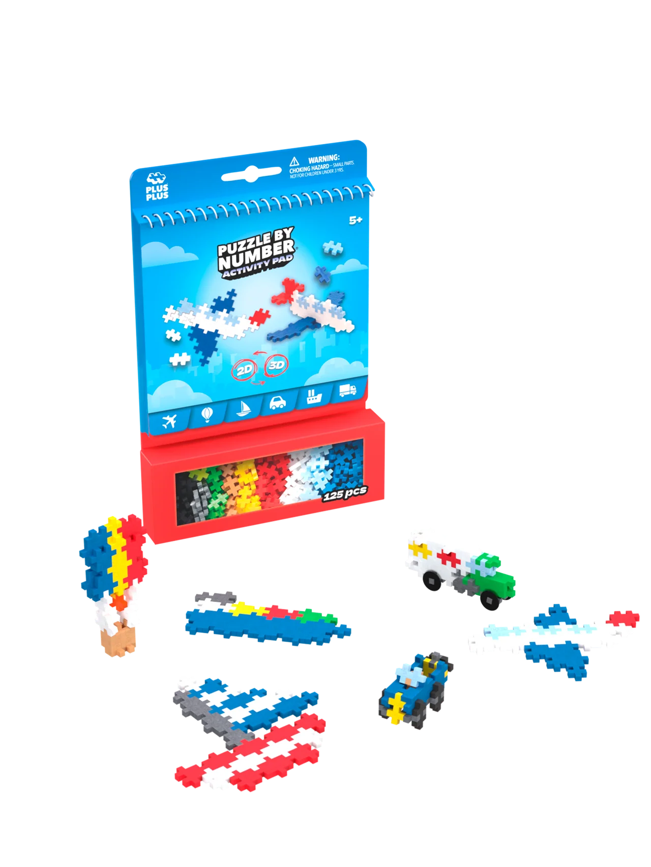 Plus Plus Activity Pad - Transportation