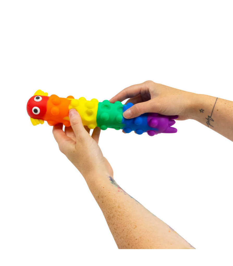 Axolotl Light Up Suction Push Popper