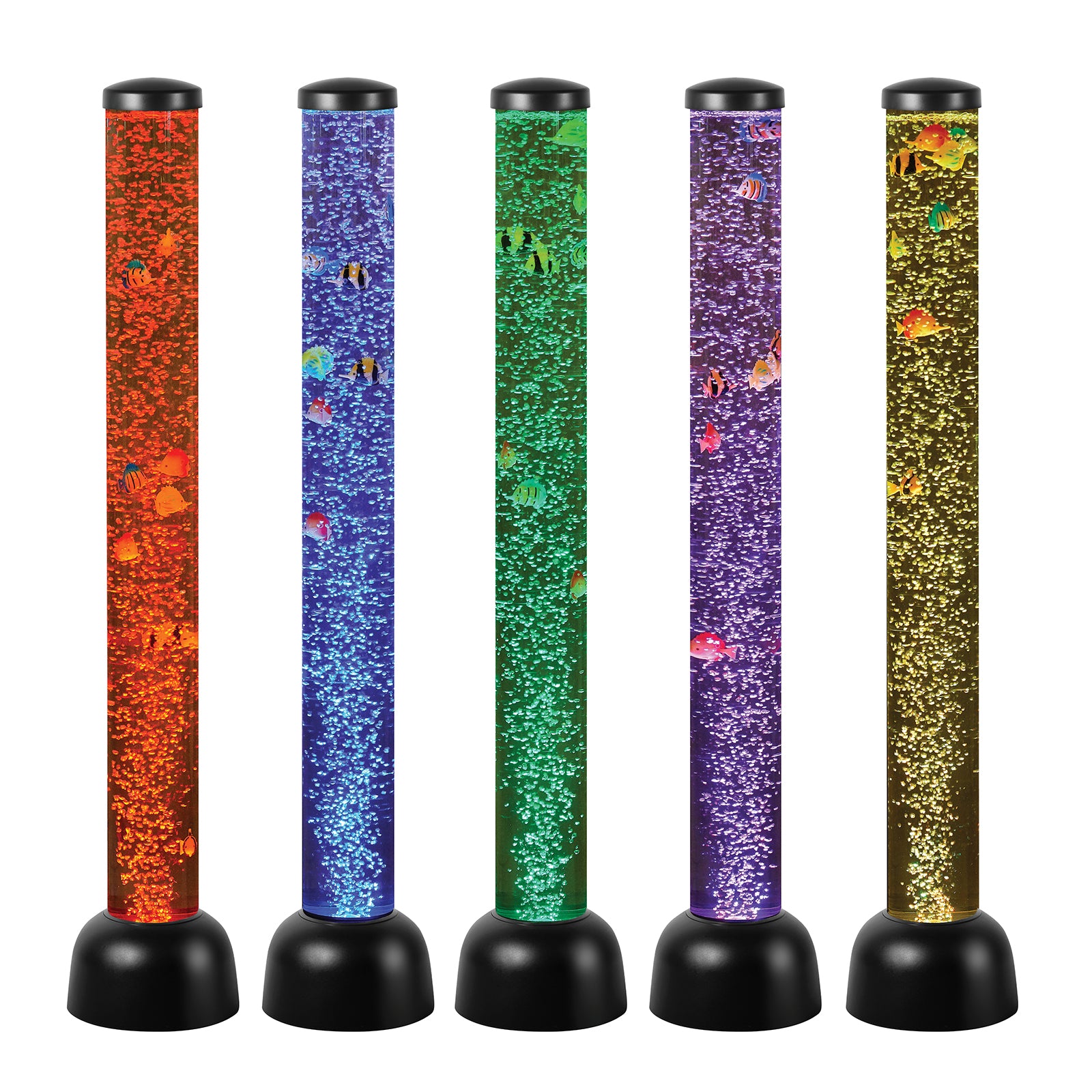 Playlearn Bubble Tube - Black with fish