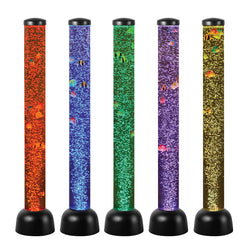 Playlearn Bubble Tube - Black with fish