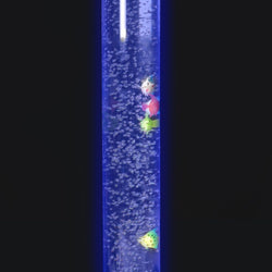 Playlearn Bubble Tube - Black with fish