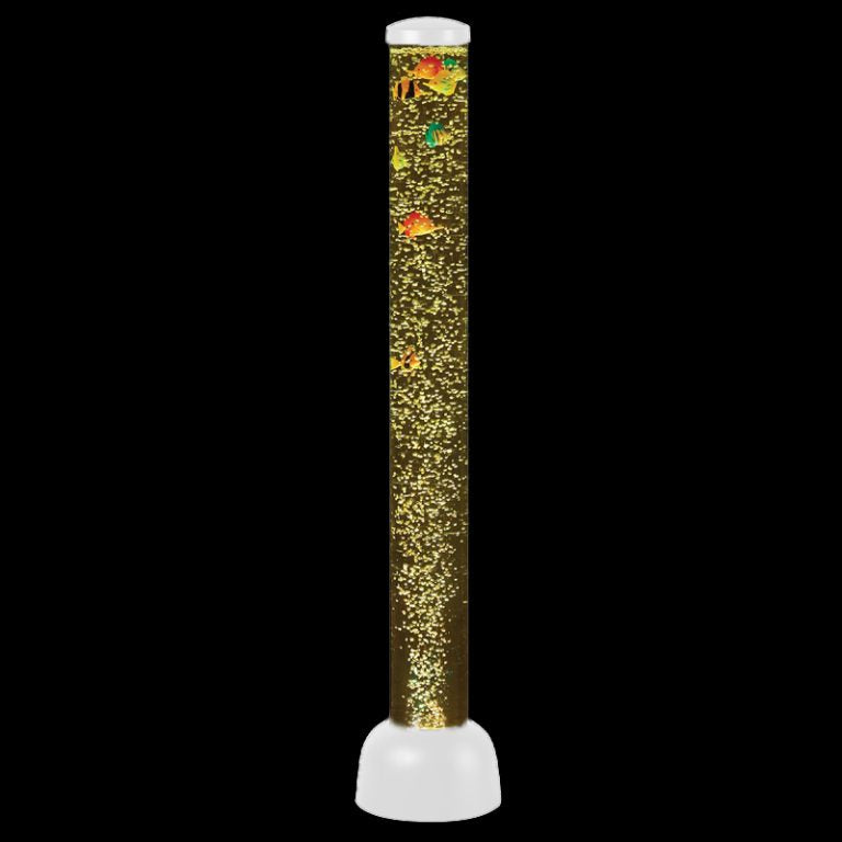 Playlearn Bubble Tube with FIsh - White