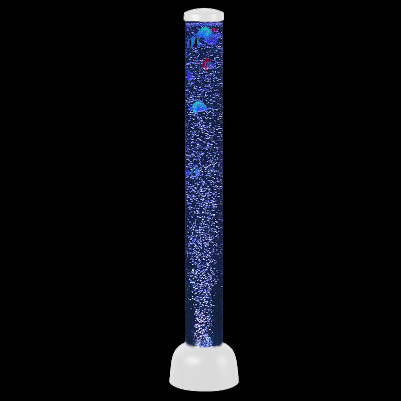 Playlearn Bubble Tube with FIsh - White