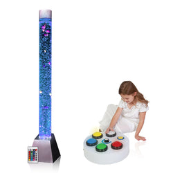 6′ Bubble Tube with Large Button Controller