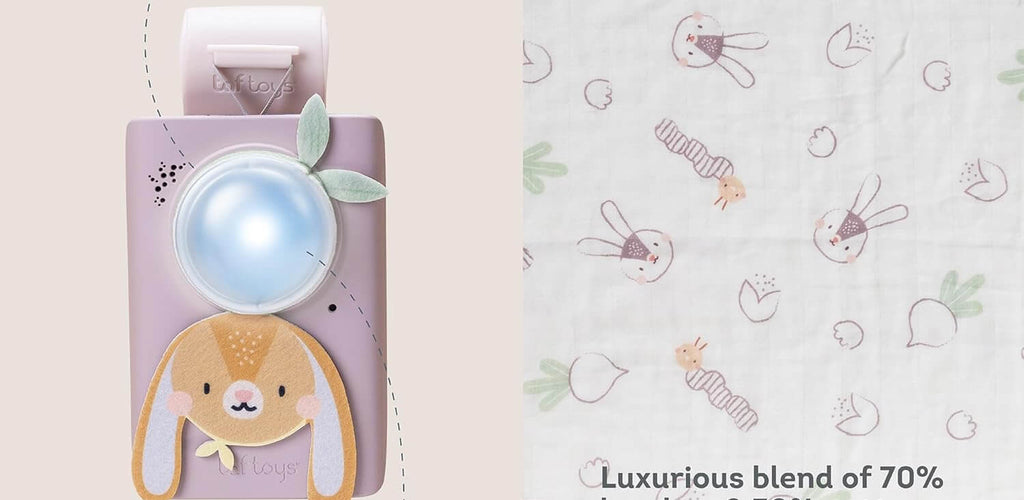 Cry Sound Machine Baby Soothing Sound Machine with Cry Activated Sensor Bunny Soother an