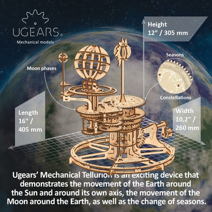 UGears Mechanical Tellurion model kit