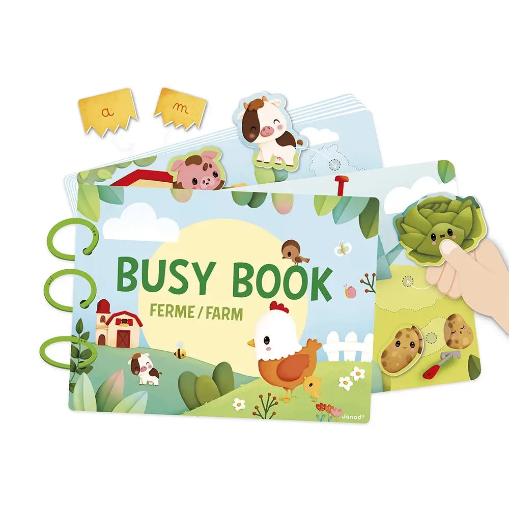 Janod Busy Book - Farm