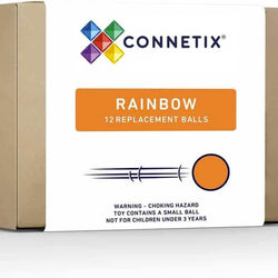 CONNETIX Rainbow Replacement Ball Pack, 12 Pieces
