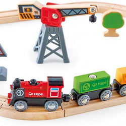 Cargo Delivery Loop Railway Set  Hape