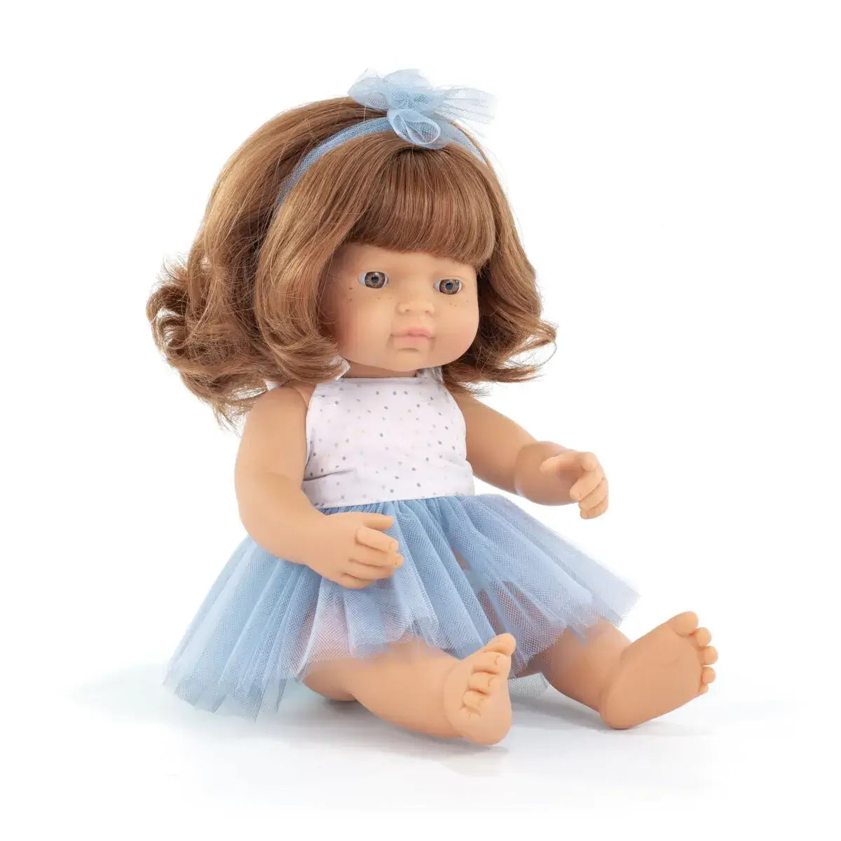 Miniland Baby Doll Redhead Girl 38 cm  Anatomically correct