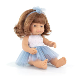 Miniland Baby Doll Redhead Girl 38 cm  Anatomically correct