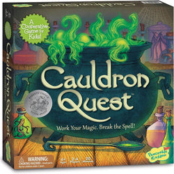 Peaceable Kingdom Cauldron Quest Cooperative Potions and Spells Game for Kids