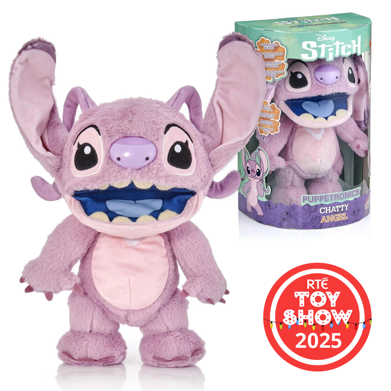 Disney Stitch Puppetronics Chatty Angel