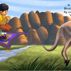 Diarmuid agus An Mata Yoga Draiochta San Astrail (Yoga Card Set + Mat & Cards)