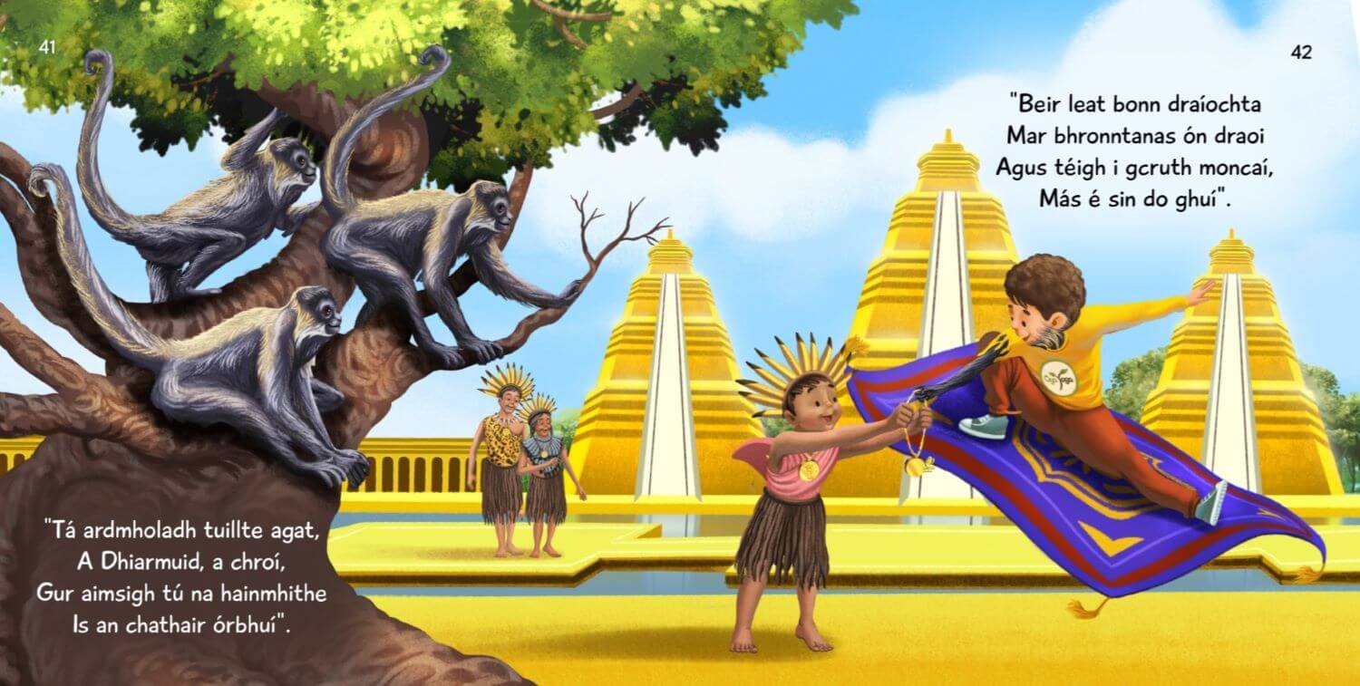 Diarmuid agus an Mata Yoga Draíochta san Amasóin