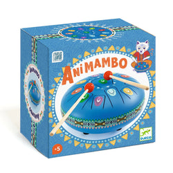 Djeco Animambo Large Metal Tongue Drum 11 Notes