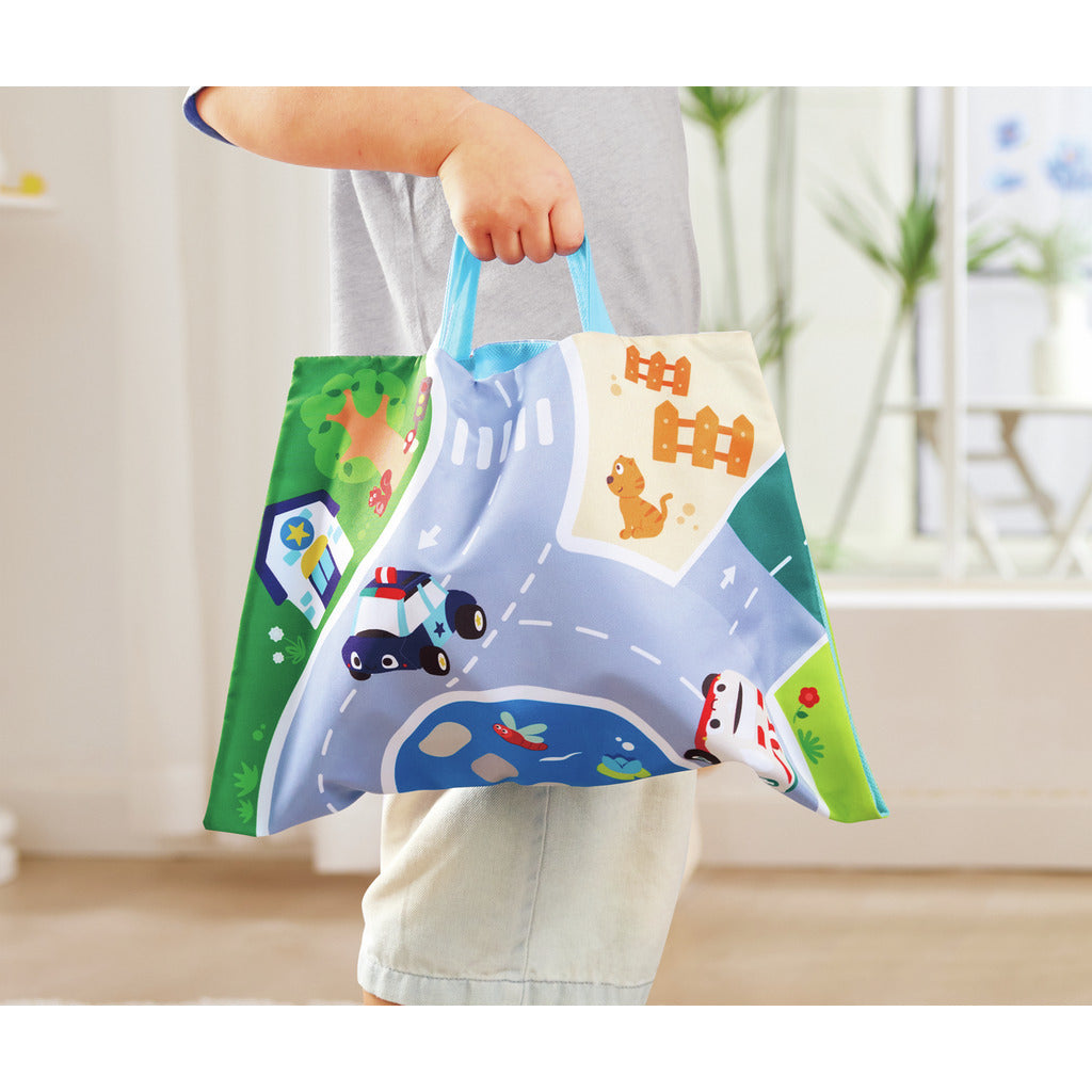 Pull-Back Plush Car Set