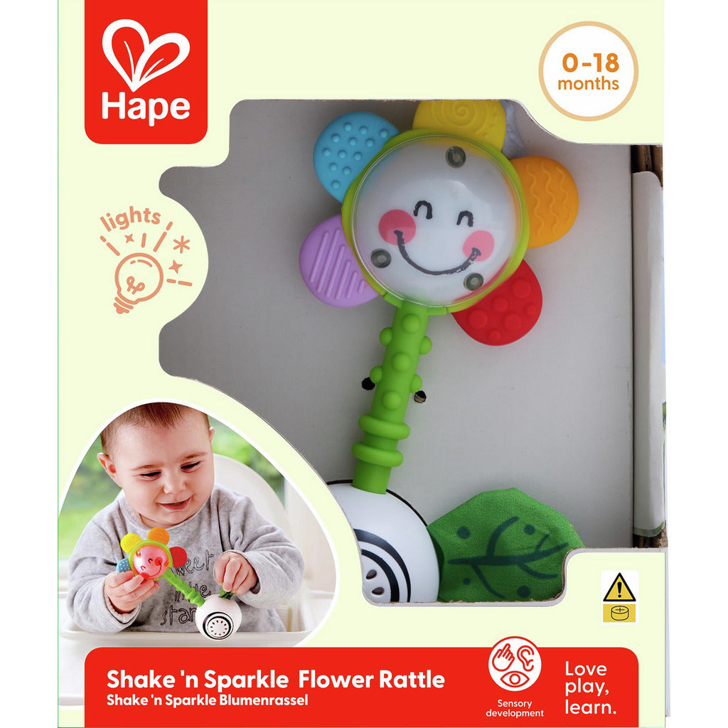 Shake & Sparkle Flower Rattle