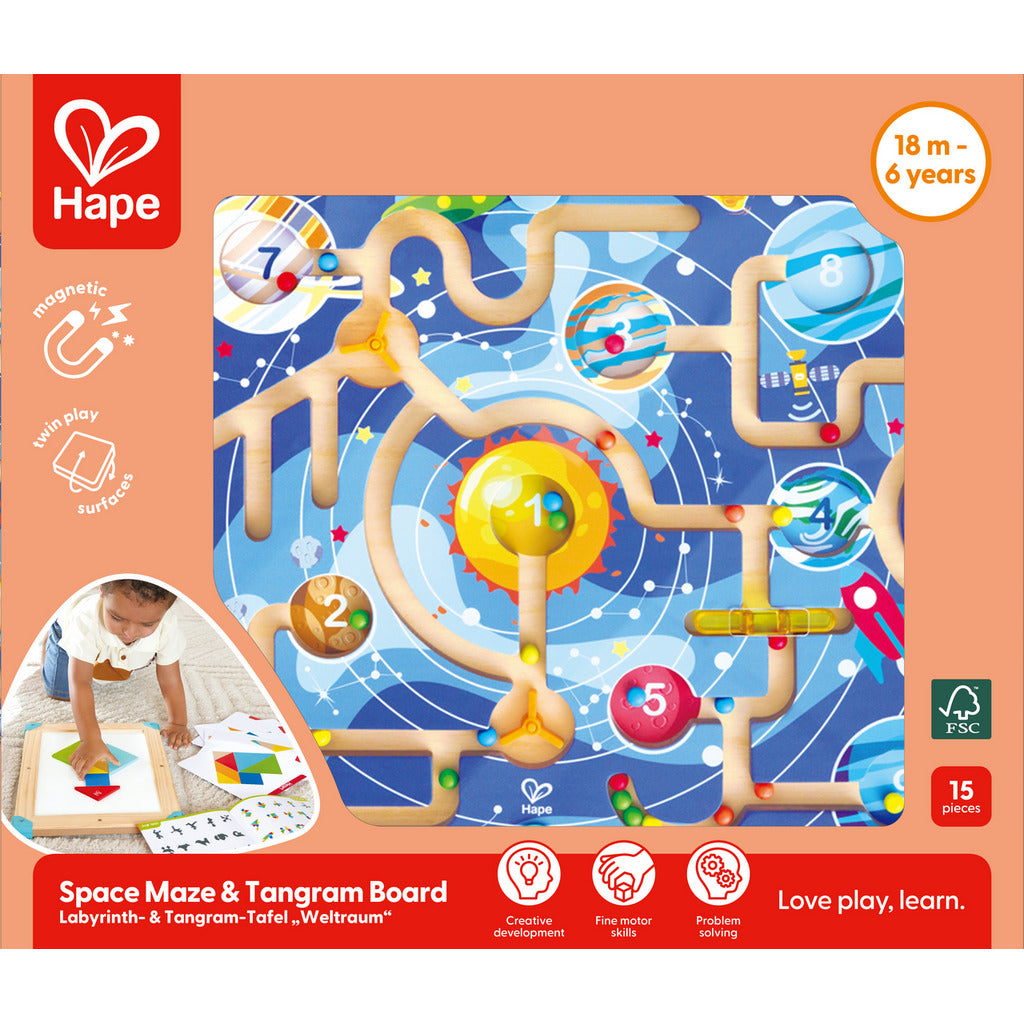 Space Maze & Tangram Board
