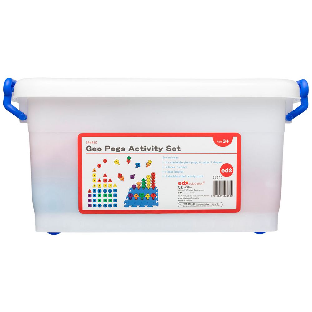 Geo Pegs Activity Set Edx Education