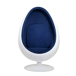 Pod Ball Chair Sensory Retro Egg Shape Blue