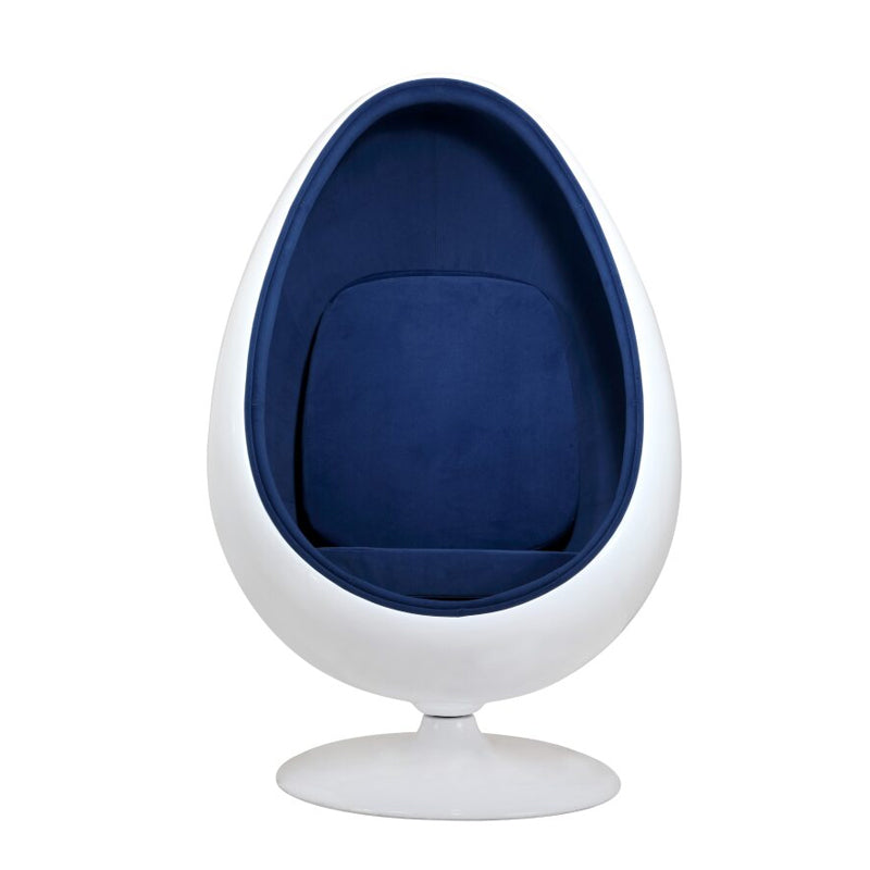 Pod Ball Chair Sensory Retro Egg Shape Blue