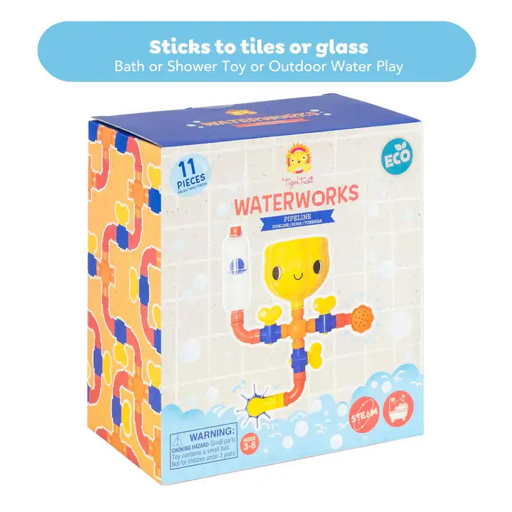 ECO Waterworks Pipeline – Eco-Friendly Water Play & STEAM Bath Toy