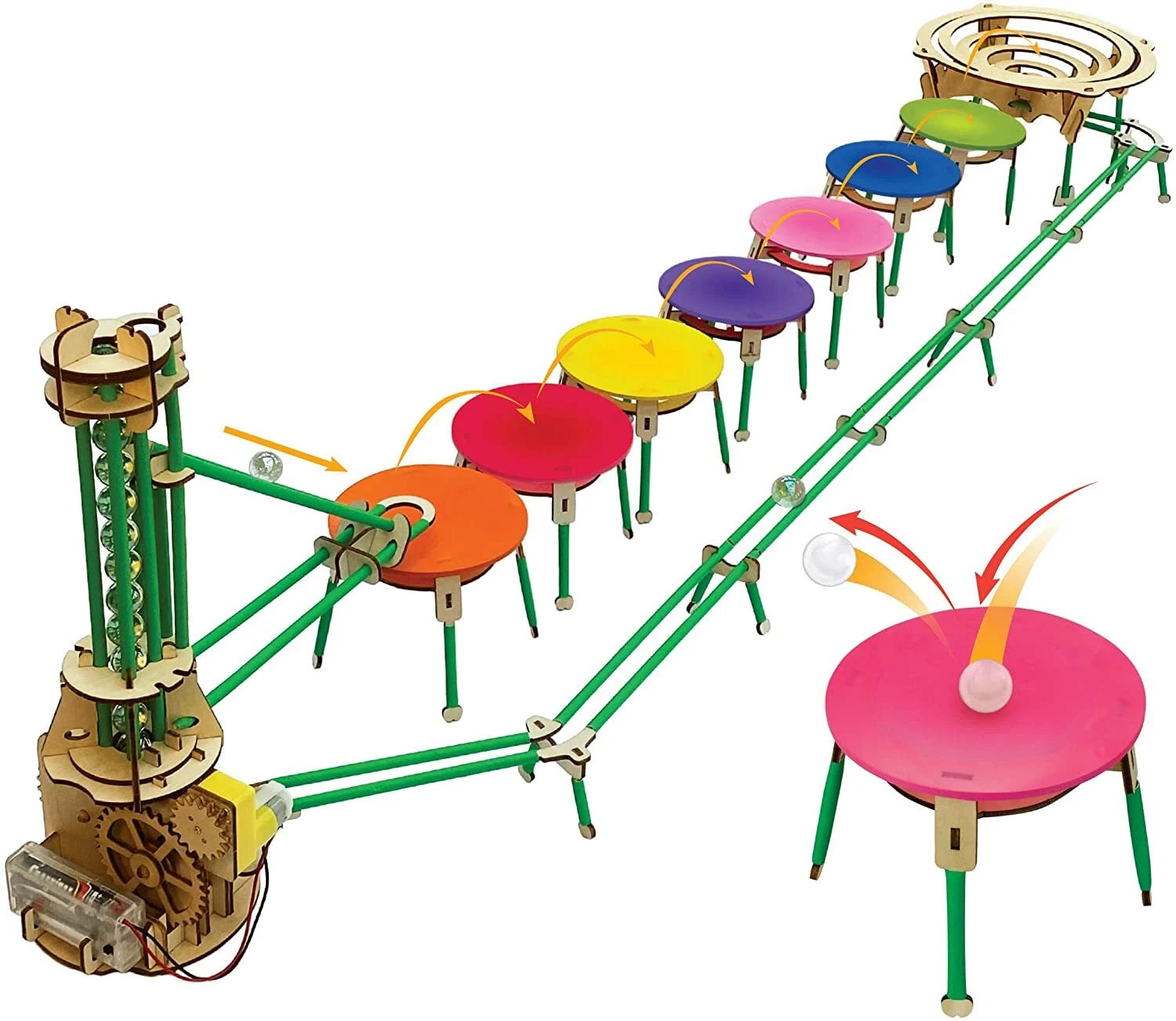 Engenius Contraptions Bounce Marble Run